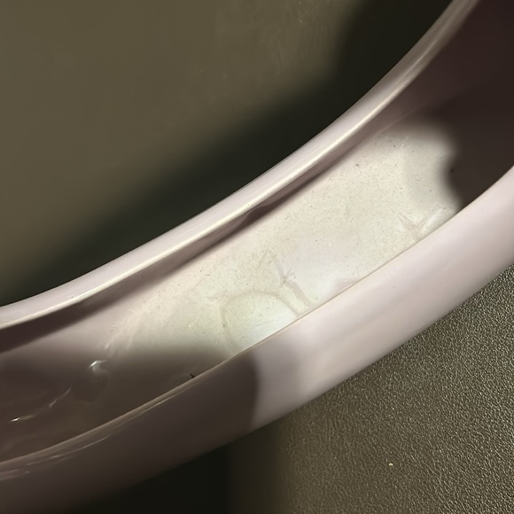 Rare Retro vintage 80’s post modern ring vase lilac purple ceramic 🌵 - Picture 10 of 10